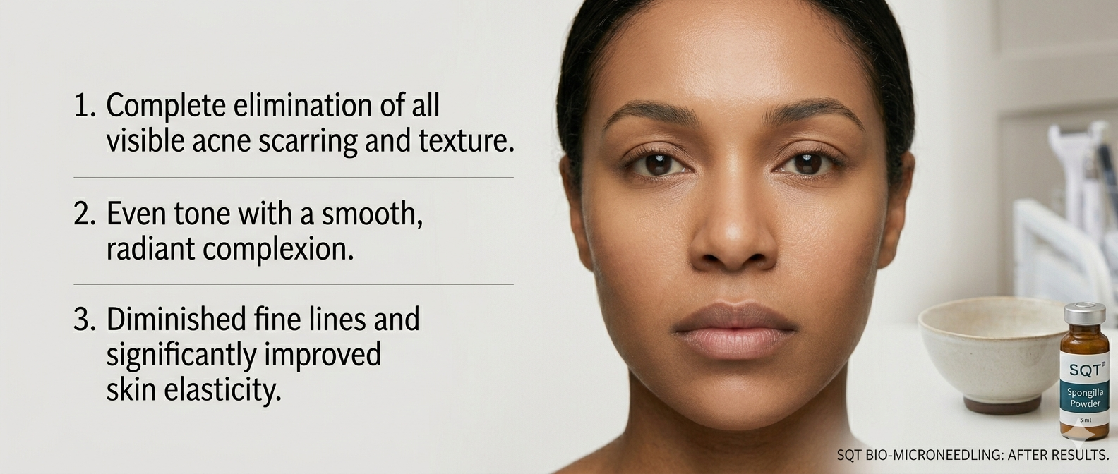 After — SQT Bio Microneedling at GlowMed Aesthetics